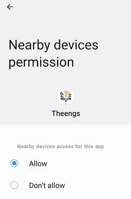 nearby